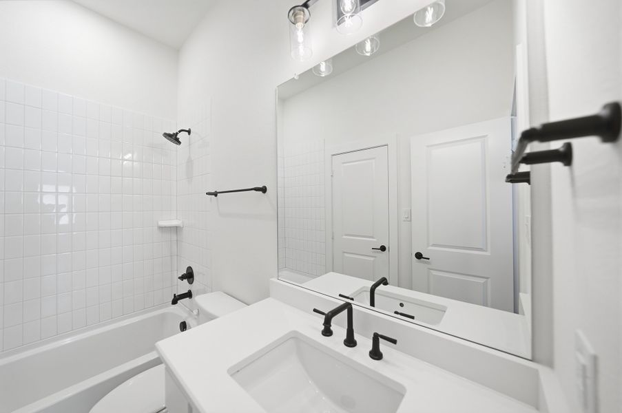 Furnished interior view inside a new home in Light Farms Graham/Reagan, Celina (Image 6).