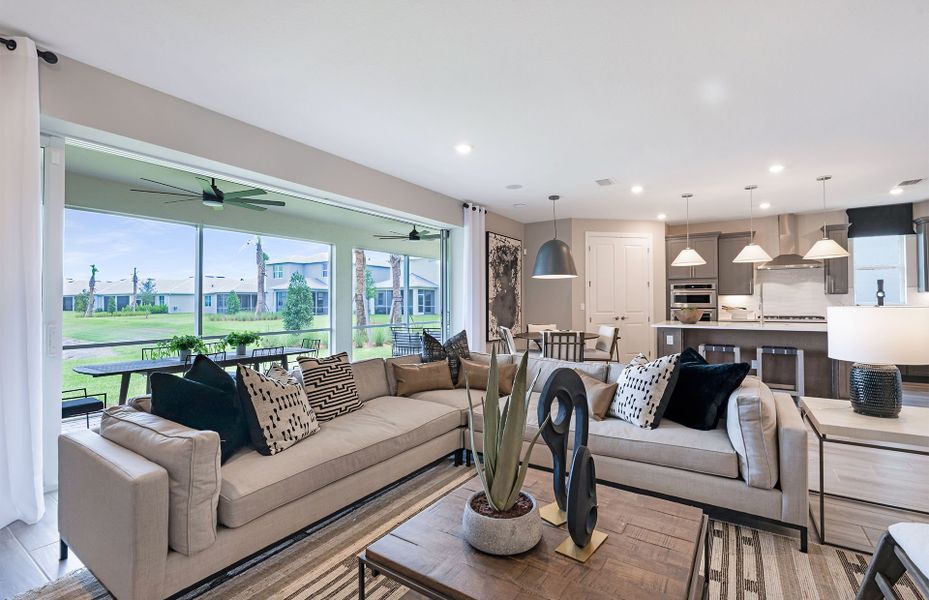 Representative furnished interior of a home built from the Easley by Pulte Homes in Highpointe, Stuart (Image 44).