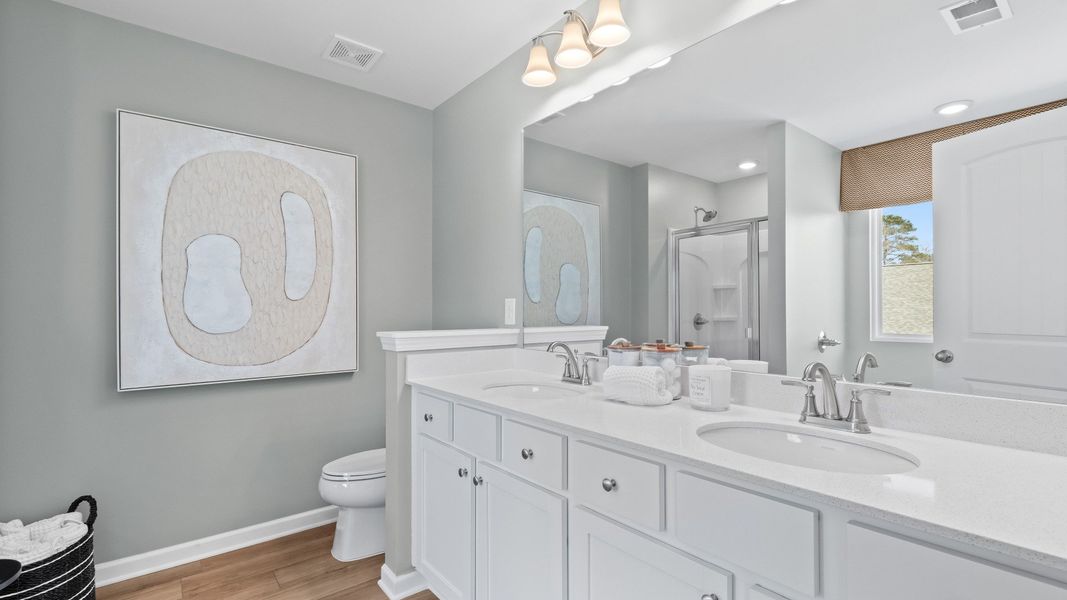 Furnished interior view inside a new home in Bowers Farm Townhomes, McDonough (Image 22).