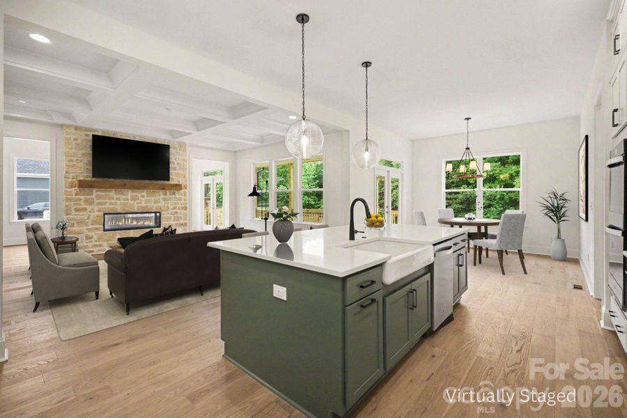 Furnished interior view inside a new home in Shepherds Trace, Clover (Image 6).