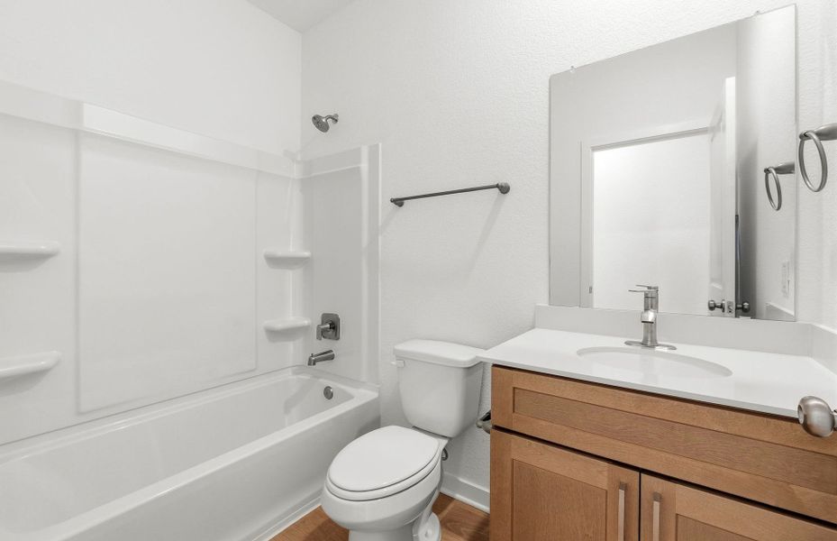Furnished interior view inside a new home in La Cima, San Marcos (Image 7).