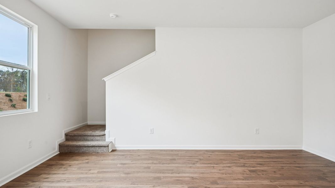 Representative unfurnished interior of a home built from the Ansley by D.R. Horton in Sherwood Manor, Atlanta (Image 12).