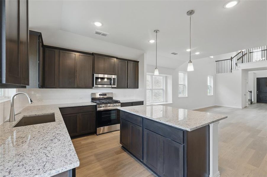 Furnished interior view inside a new home in Bel Air Village, Sherman (Image 13).