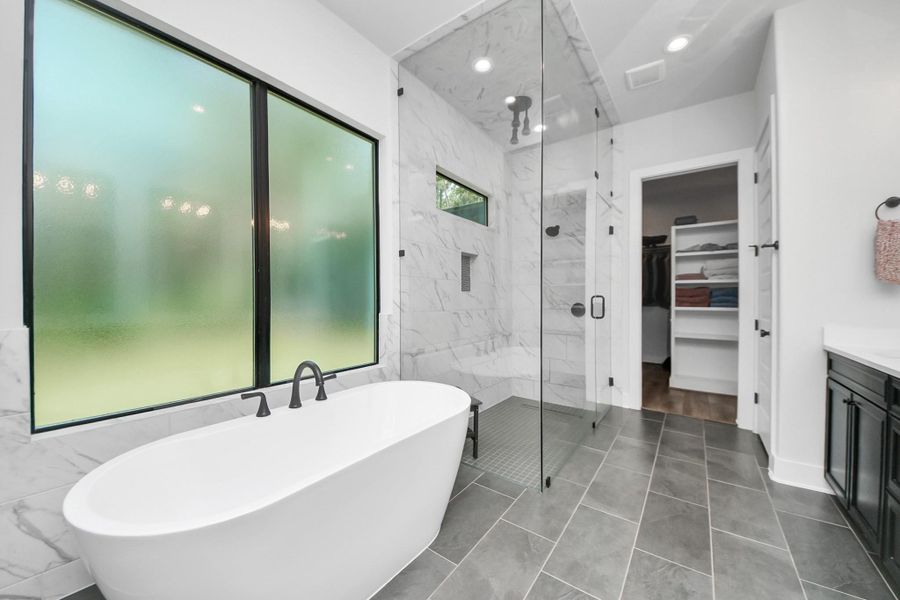 Furnished interior view inside a new home in , Willis (Image 7).