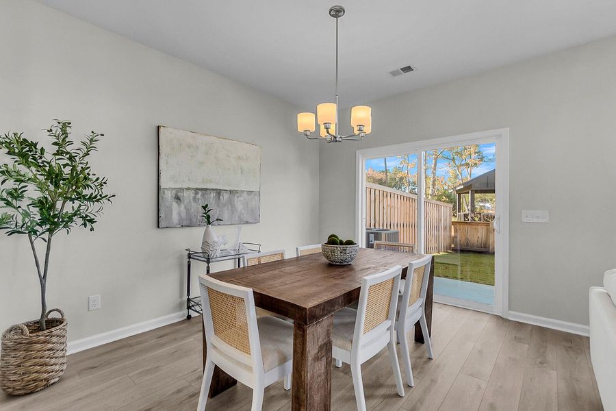 Furnished interior view inside a new home in Pineland Preserve, Summerville (Image 19).