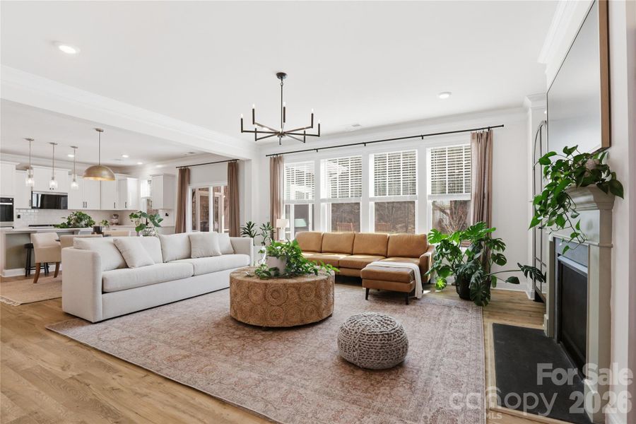 Furnished interior view inside a new home in Falls Cove, Troutman (Image 29).