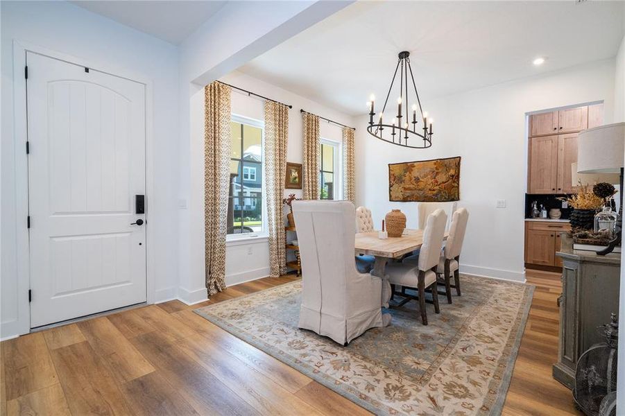 Furnished interior view inside a new home in Celebration - Island Village, Celebration (Image 35).