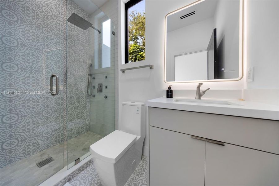 Furnished interior view inside a new home in , Miami (Image 7).