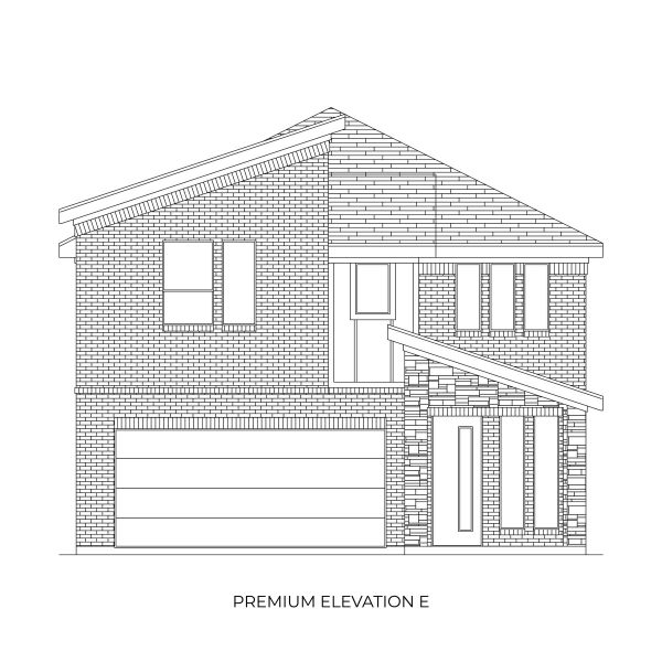 Representative rendering of the exterior for the Hunter F by First Texas Homes (Image 7). Representative rendering of the exterior for the Hunter F by First Texas Homes (Image 7).