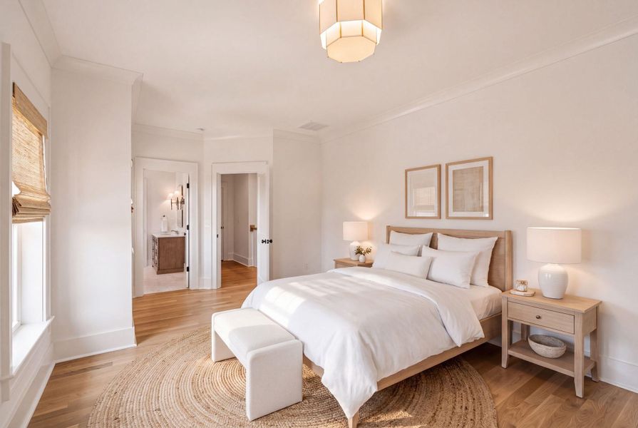Furnished interior view inside a new home in , Mount Pleasant (Image 44).
