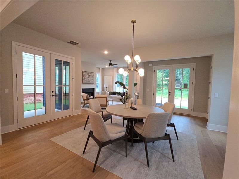 Furnished interior view inside a new home in , Watkinsville (Image 7).