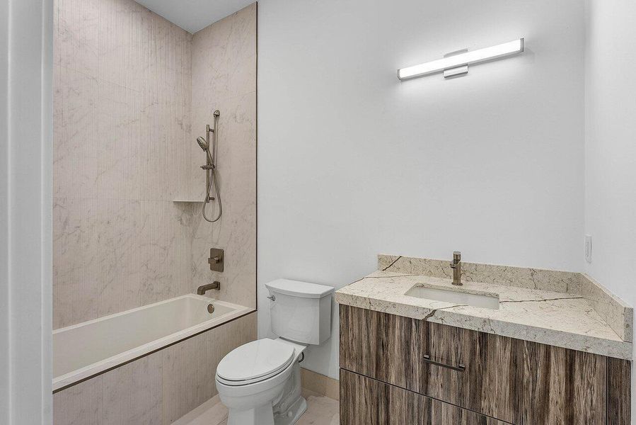 Furnished interior view inside a new home in , Delray Beach (Image 13).