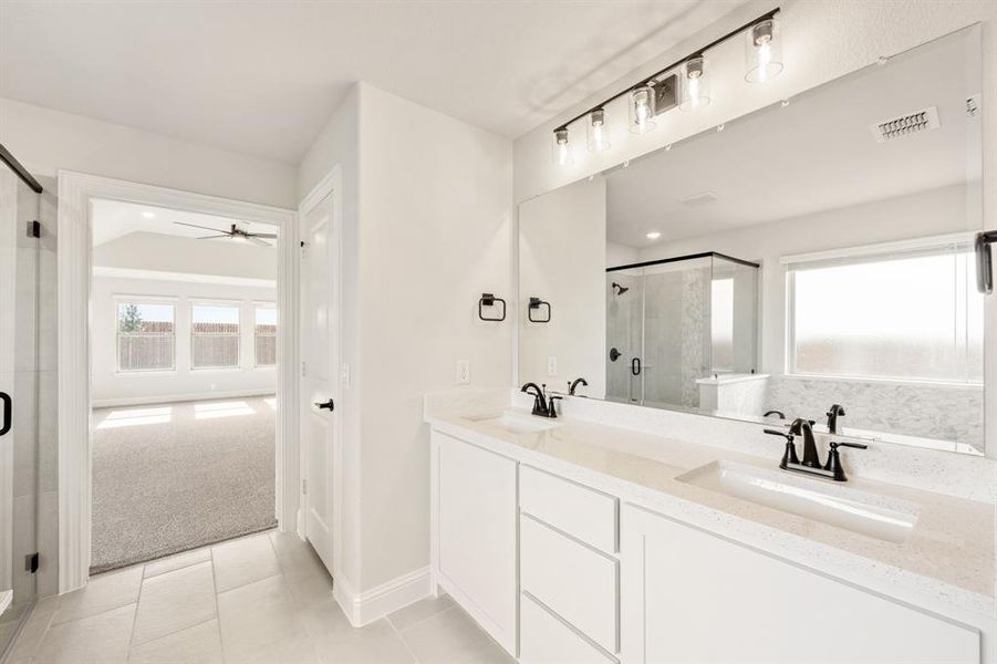 Furnished interior view inside a new home in Ridge Ranch, Mesquite (Image 8).