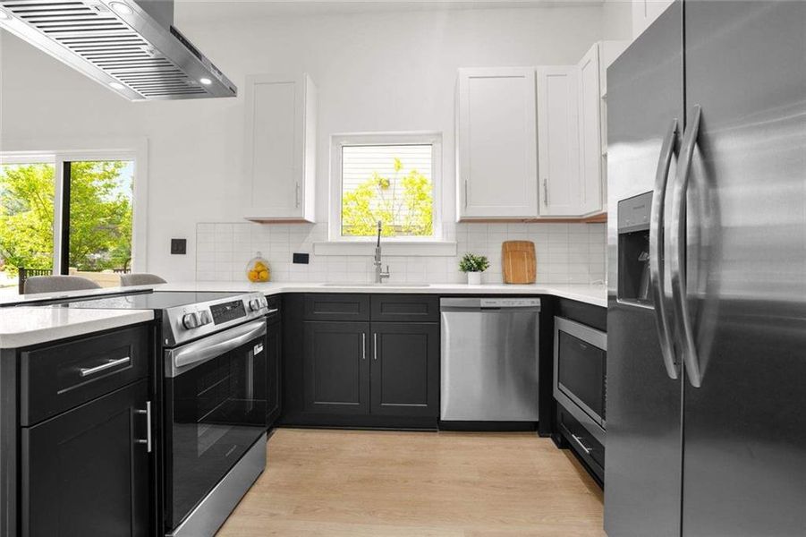Furnished interior view inside a new home in , Atlanta (Image 13).