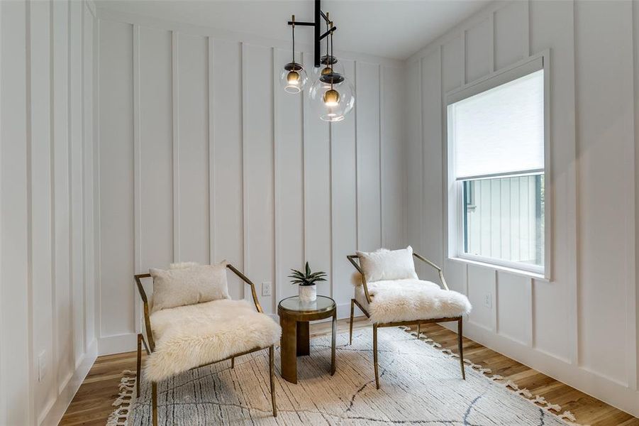 Furnished interior view inside a new home in , Dallas (Image 29).