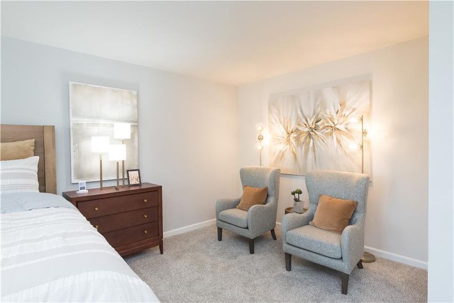 Furnished interior view inside a new home in , Braselton (Image 10).