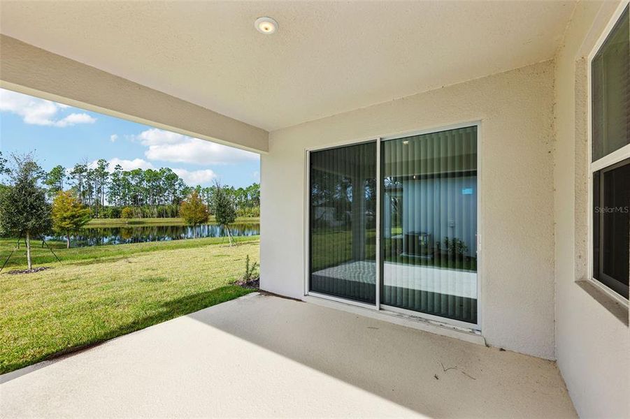 Exterior details and patio area of a home in Ridgehaven - Signature Series, Ormond Beach (Image 22).
