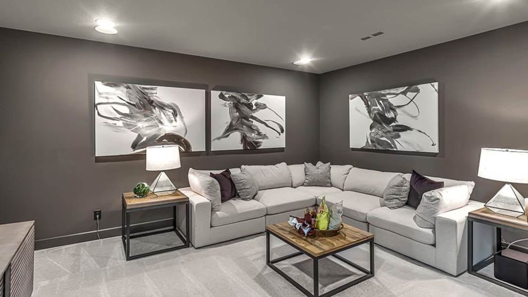 Furnished interior view inside a new home in Avalon at Cypress, Cypress (Image 41).