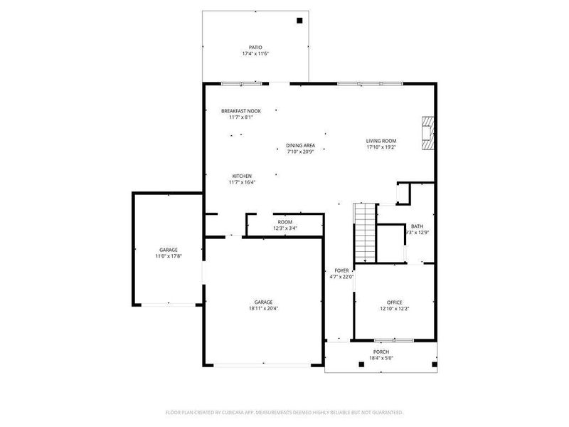2D floor plan layout of this home in , Dallas, GA (Image 6).
