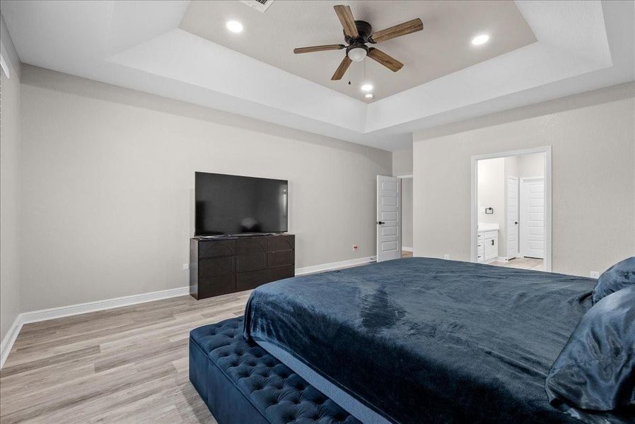 Furnished interior view inside a new home in , Houston (Image 13).