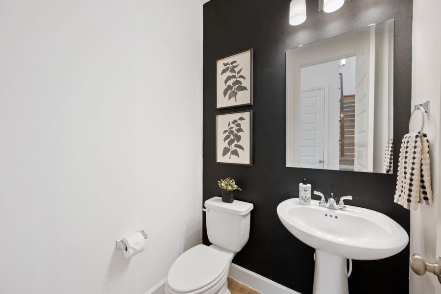 Furnished interior view inside a new home in The Highlands, Porter (Image 34).