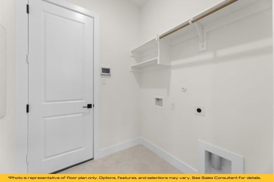 Representative unfurnished interior of a home built from the The Cayman by Stonefield Homes in The Highlands, Rockwall (Image 102).