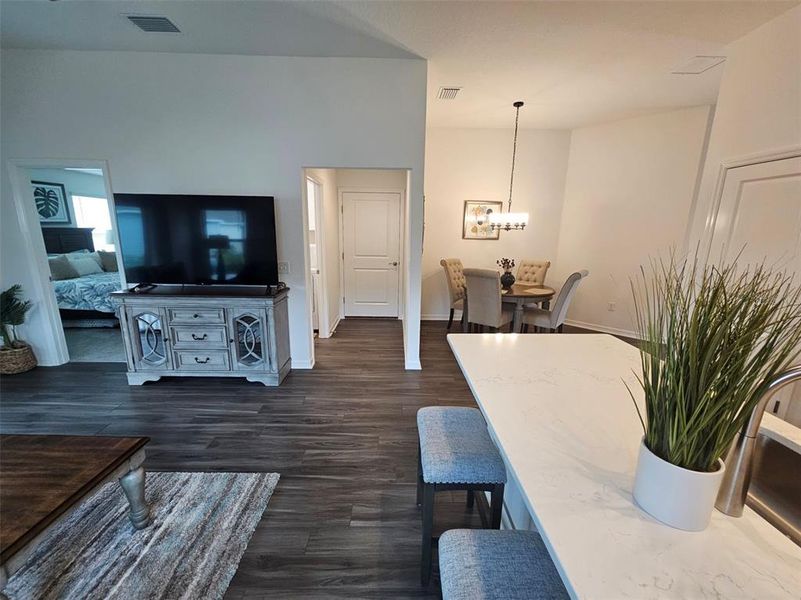 Furnished interior view inside a new home in , The Villages (Image 9).