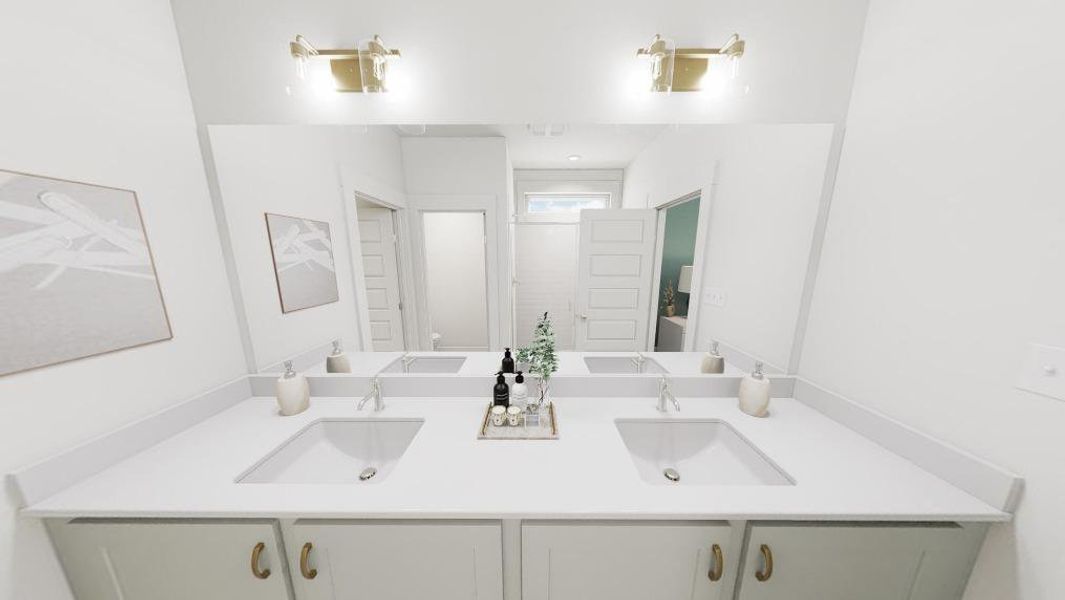 Furnished interior view inside a new home in Golden Gate, High Point (Image 5).