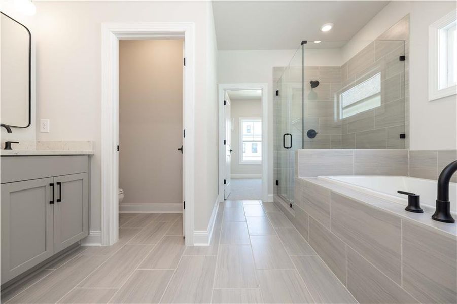 Furnished interior view inside a new home in Waterhaven, Cumming (Image 7).