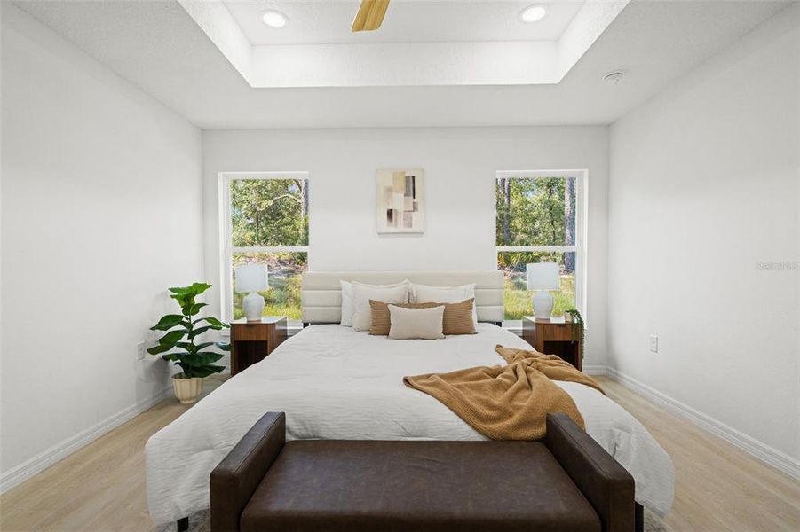 Furnished interior view inside a new home in , Citrus Springs (Image 19).