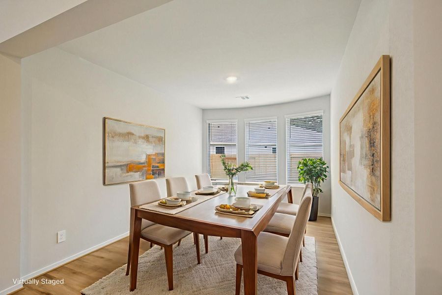 Photo is not of the actual home, but is an inspirational photo of builder’s model home and may depict options, furnishings, and/or decorator features that are not included