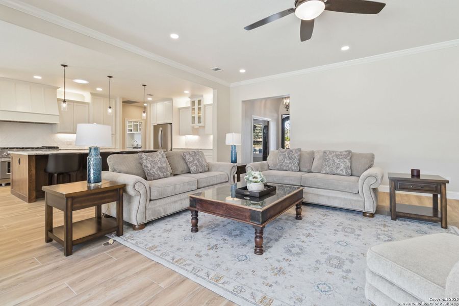 Furnished interior view inside a new home in , Boerne (Image 16).