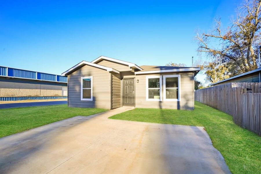 Exterior details and patio area of a home in , Waco (Image 14). Exterior details and patio area of a home in , Waco (Image 14).