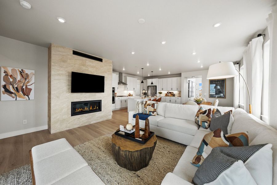 Representative furnished interior of a home built from the 3 by Trumark Homes in Trumark Homes at Sterling Ranch, Littleton (Image 7).