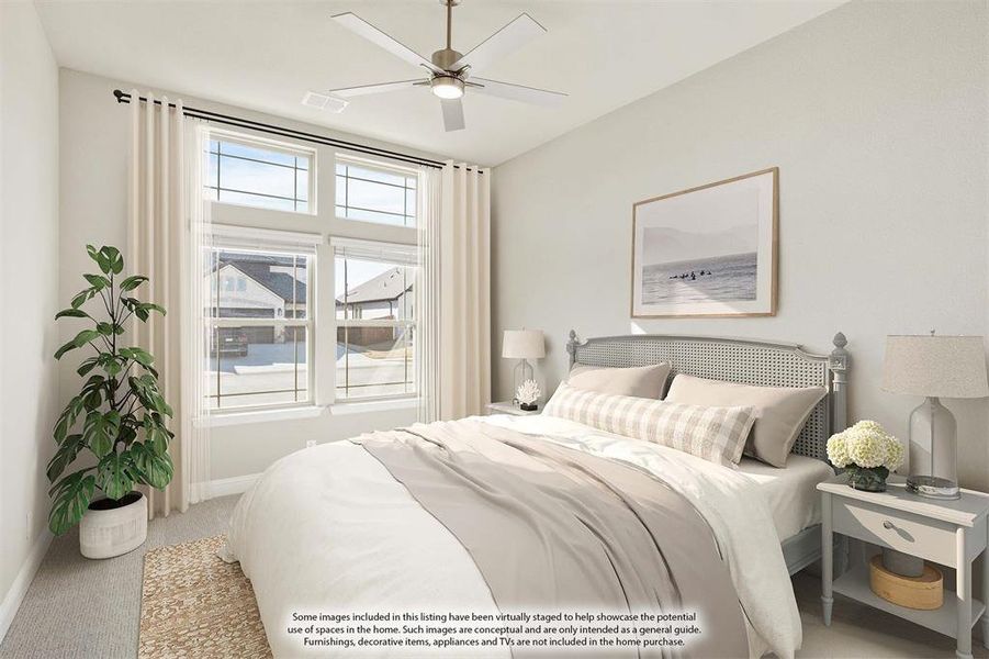 Furnished interior view inside a new home in Timberbrook, Justin (Image 11).