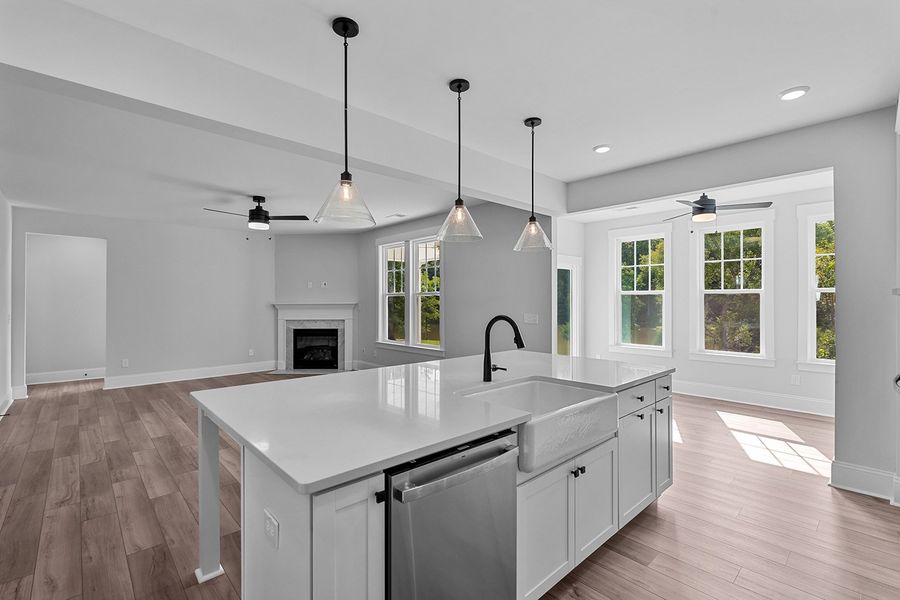 Furnished interior view inside a new home in Hanes Lake, Winston-Salem (Image 10).