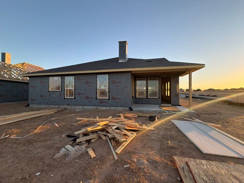 In-progress construction of a new home in Covenant Park, Springtown, TX (Image 6).