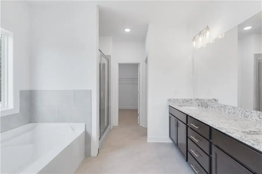 Furnished interior view inside a new home in , Buford (Image 8).