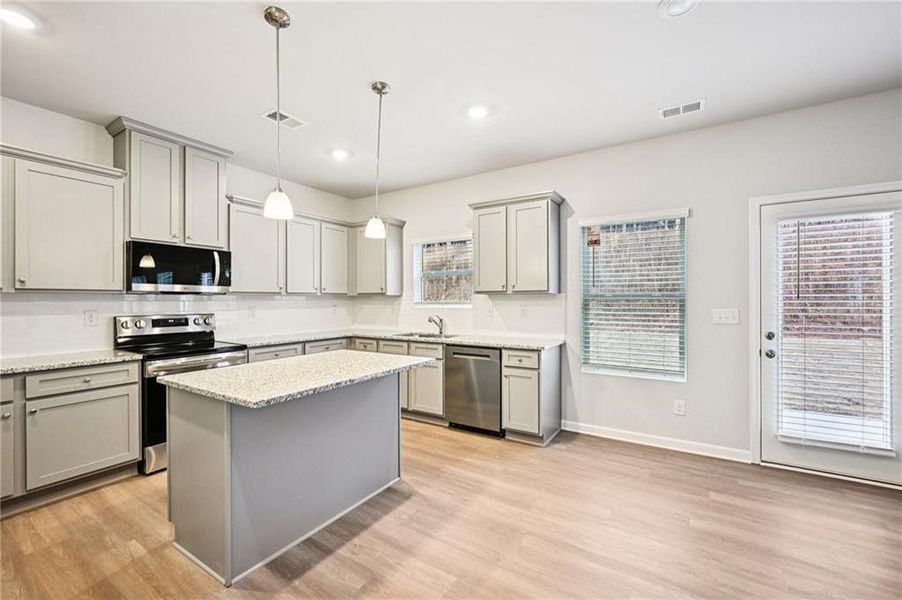 Furnished interior view inside a new home in The Hills at Cedar Creek, Winder (Image 17). Furnished interior view inside a new home in The Hills at Cedar Creek, Winder (Image 17).