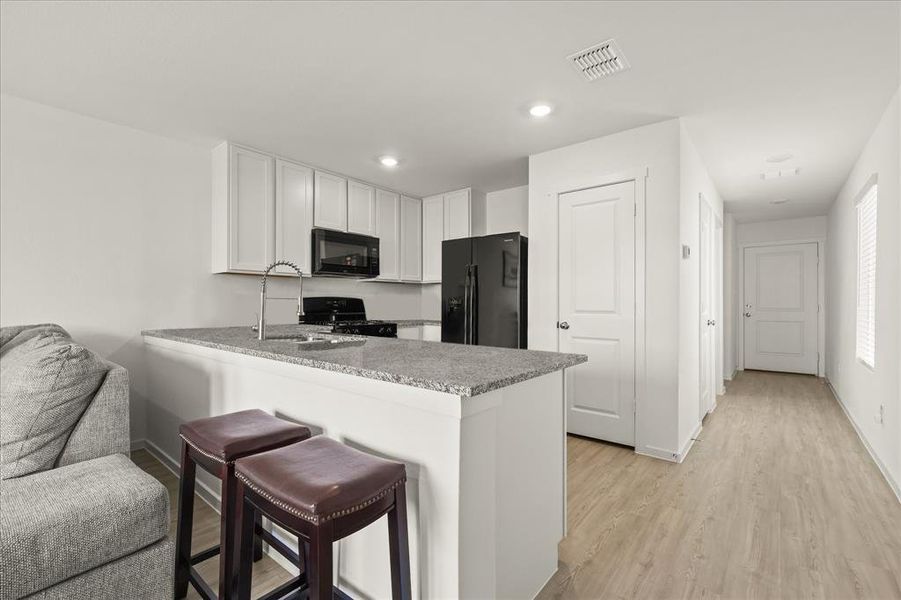 Furnished interior view inside a new home in Foree Ranch: Wellton Collection, Providence Village (Image 5).