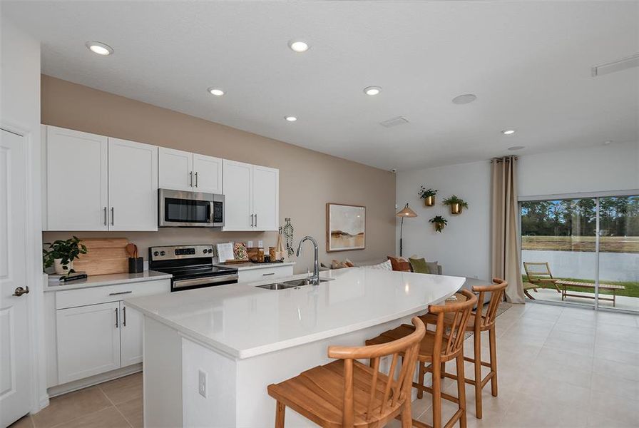 Furnished interior view inside a new home in Vinterra Townhomes, Nokomis (Image 15).