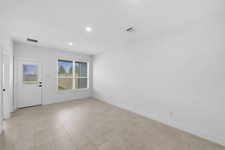 Spacious, unfurnished interior of a new home in Bridgeland 45's, Cypress (Image 16).
