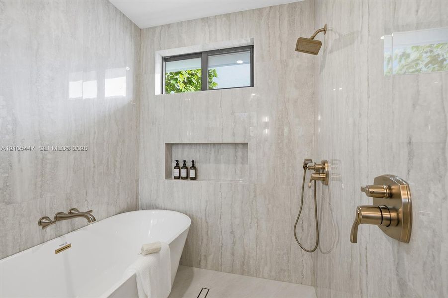 Furnished interior view inside a new home in , Miami (Image 10).