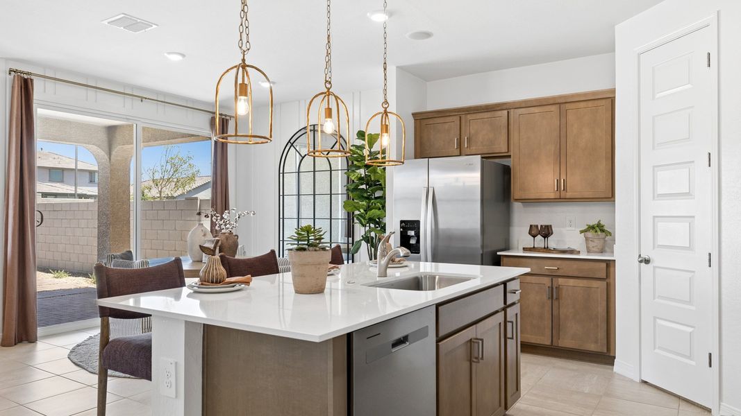 Furnished interior view inside a new home in Rio Rancho Estates, Wittmann (Image 5).