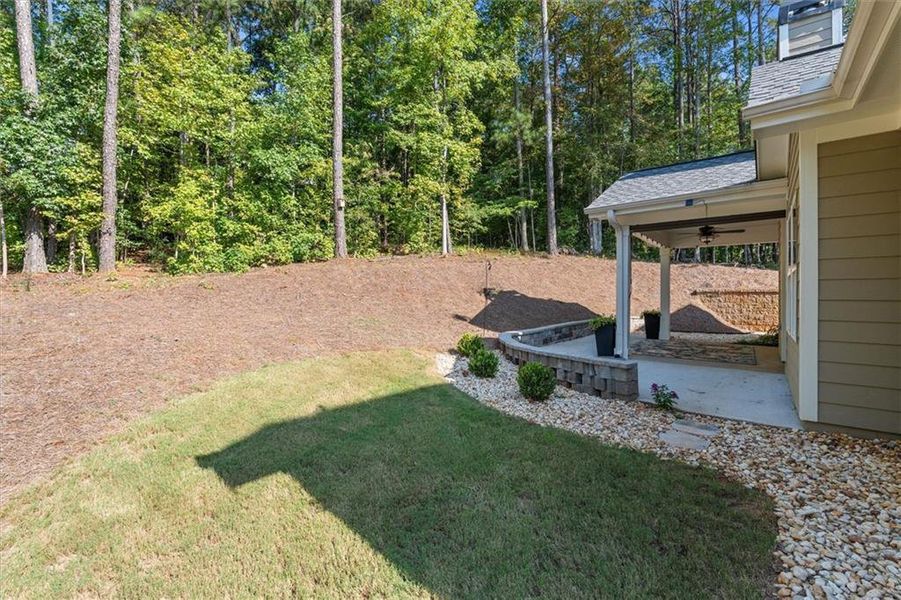 Exterior details and patio area of a home in , Villa Rica (Image 32).