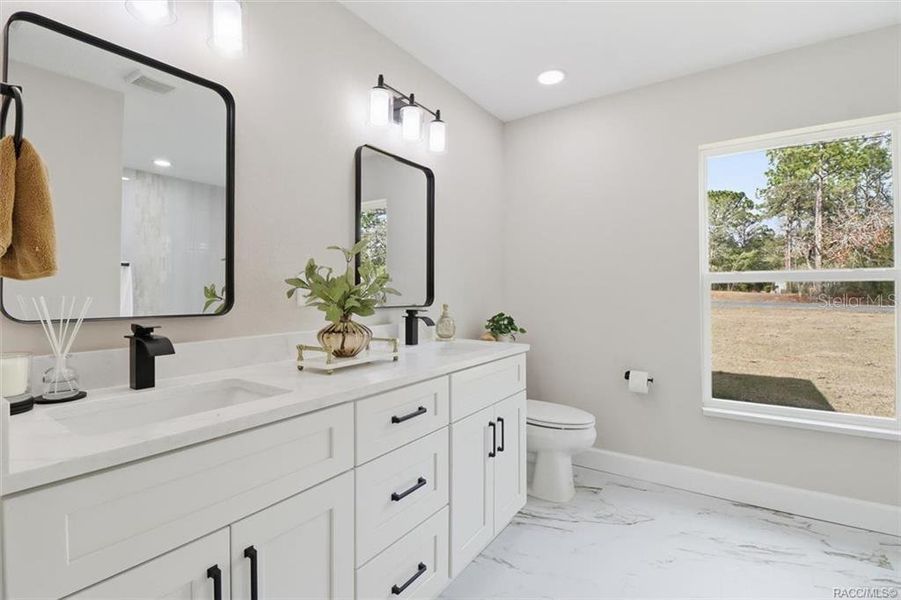 Furnished interior view inside a new home in , Citrus Springs (Image 33).