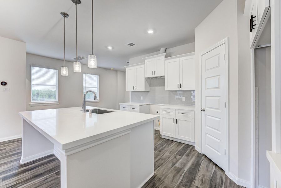 Furnished interior view inside a new home in Townsen Landing, Humble (Image 11).