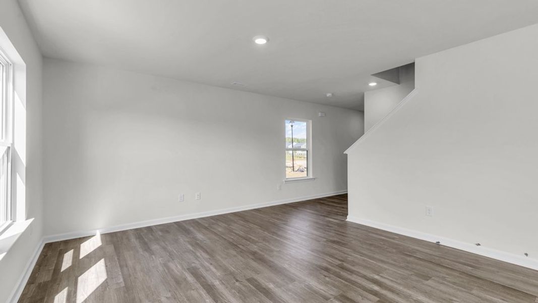 Representative unfurnished interior of a home built from the TAYLOR by D.R. Horton in Belle Grove, Wendell (Image 14).