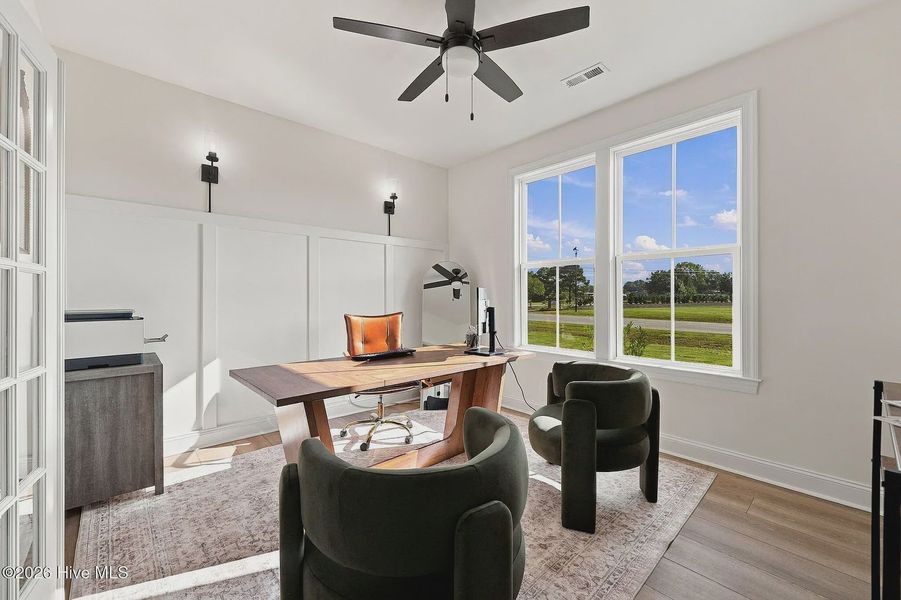 Furnished interior view inside a new home in Dixon Grove, Grimesland (Image 9).