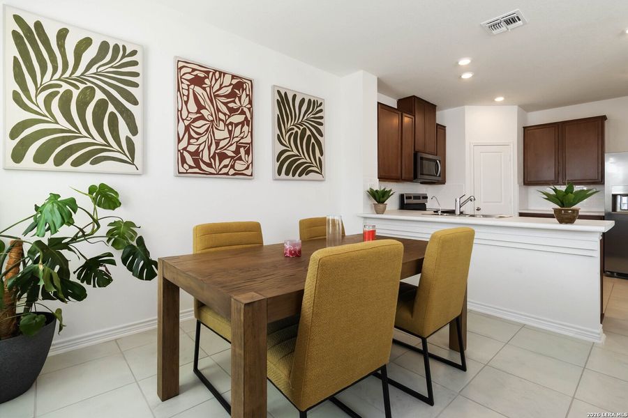 Furnished interior view inside a new home in , San Antonio (Image 15). Furnished interior view inside a new home in , San Antonio (Image 15).